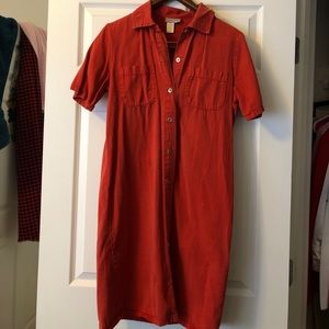 Collared Shirt Dress
